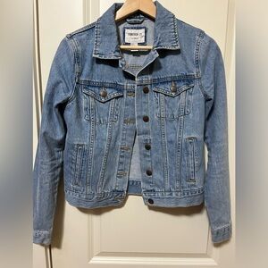 Forever 21 Denim Bomber Jacket